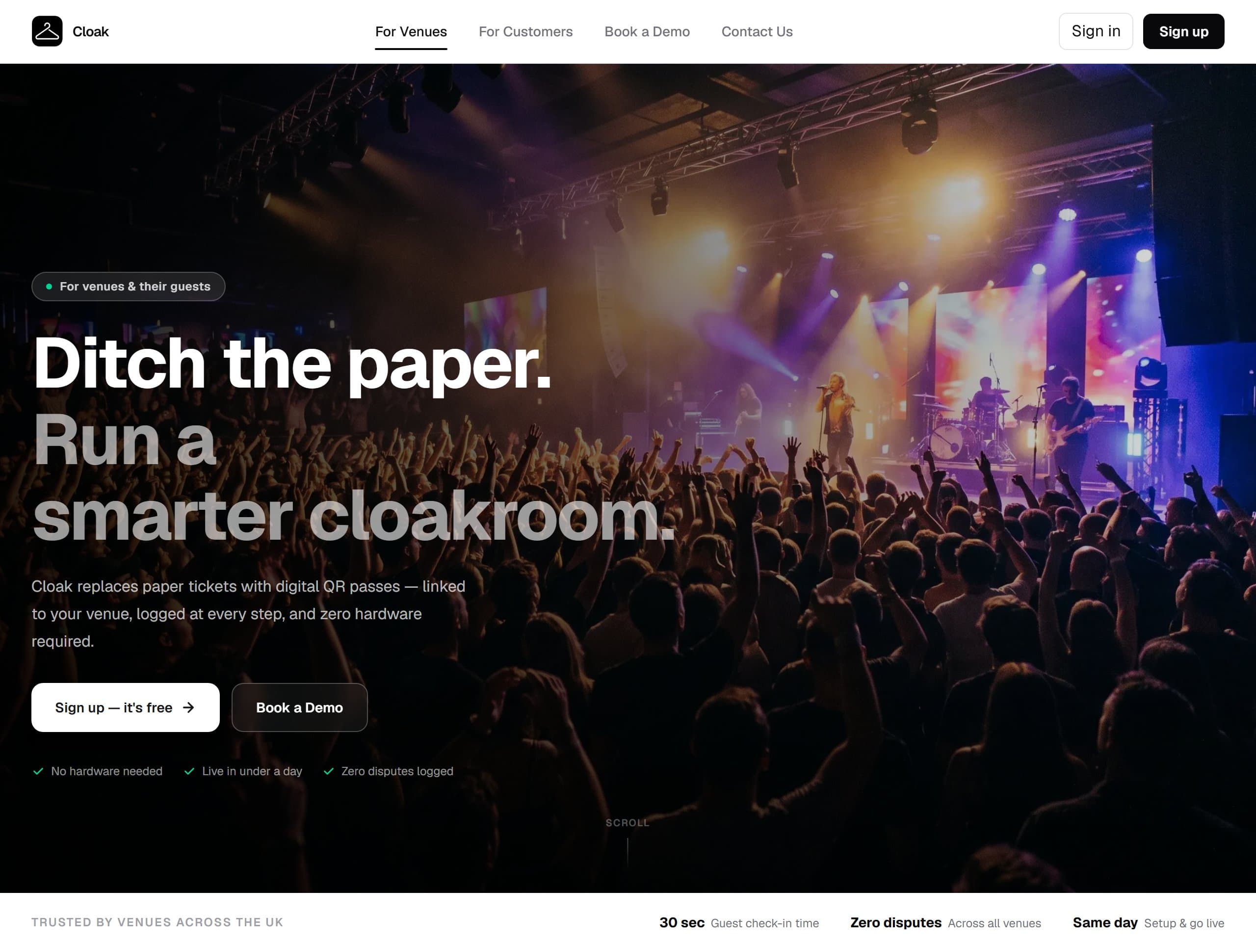 Cloak — homepage