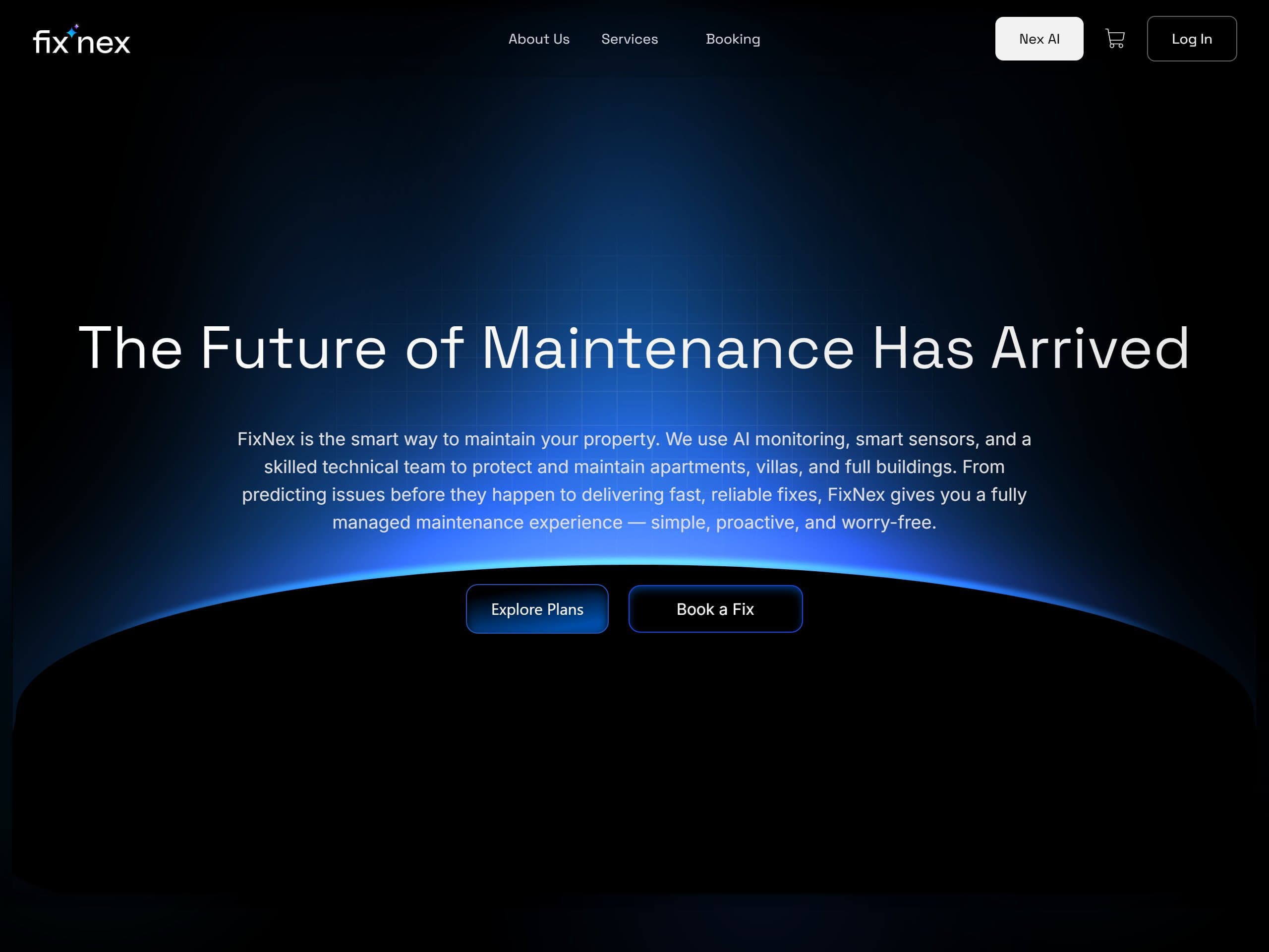 FixNex — homepage
