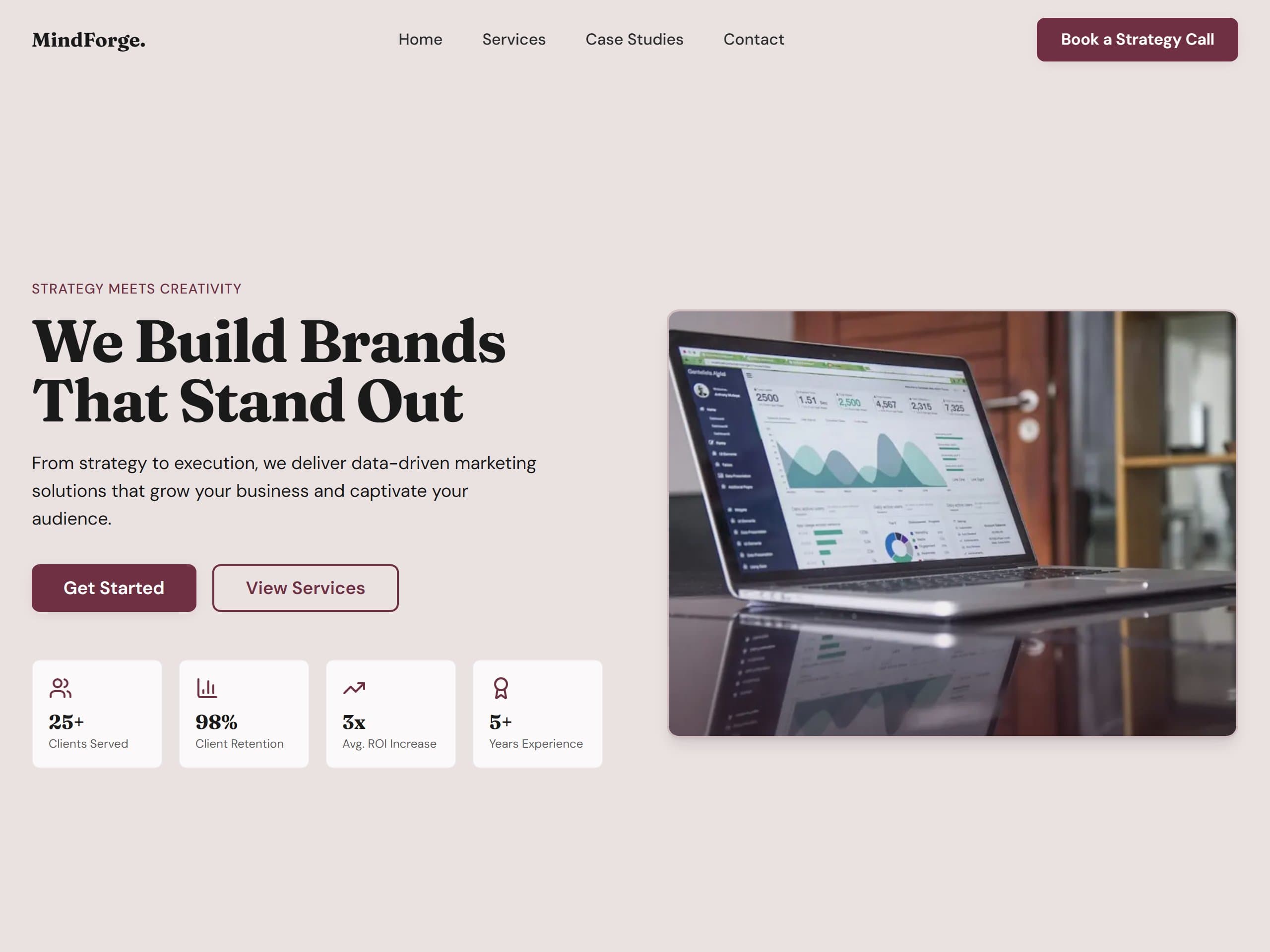 MindForge — homepage