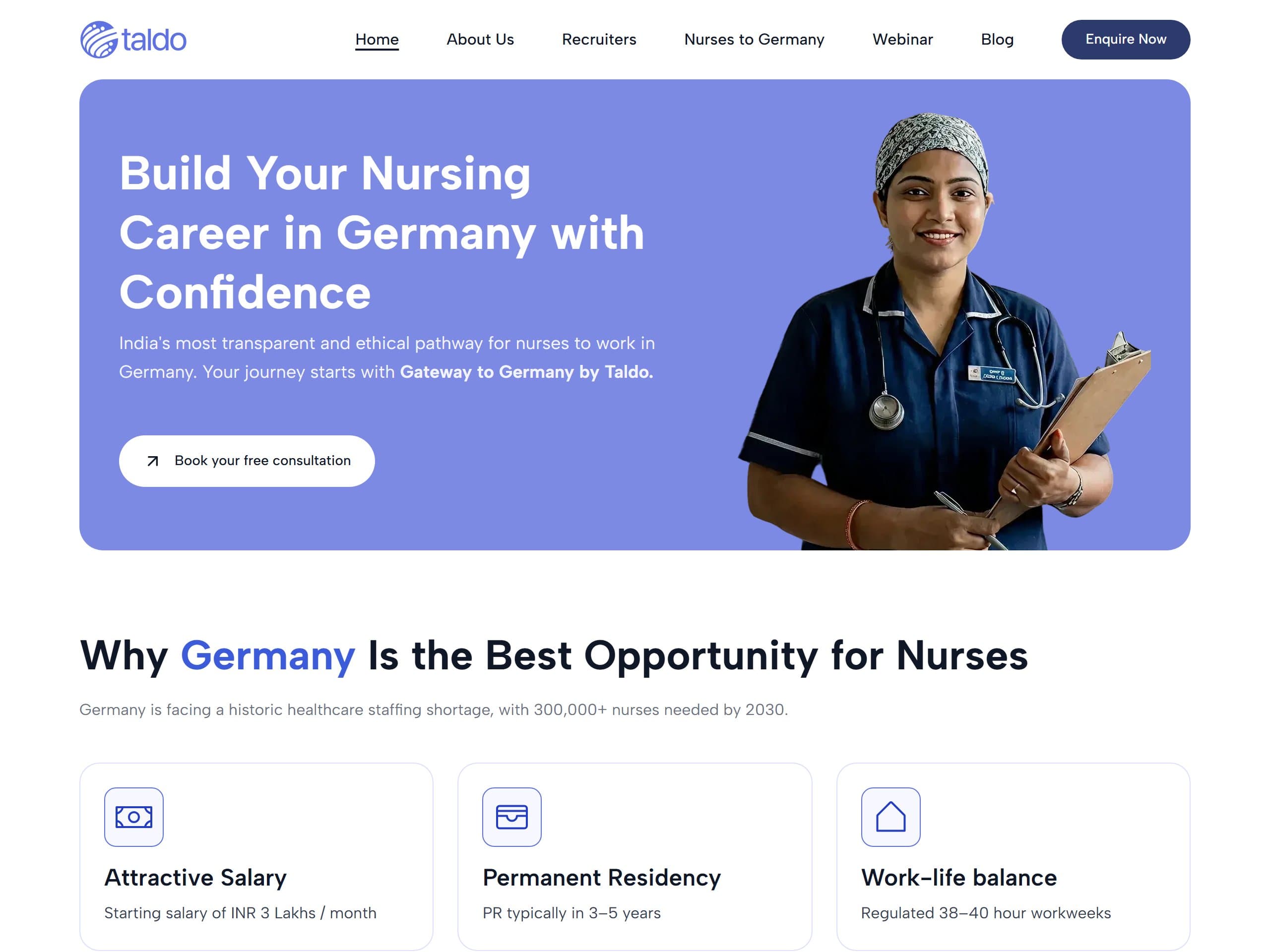 Taldo — homepage
