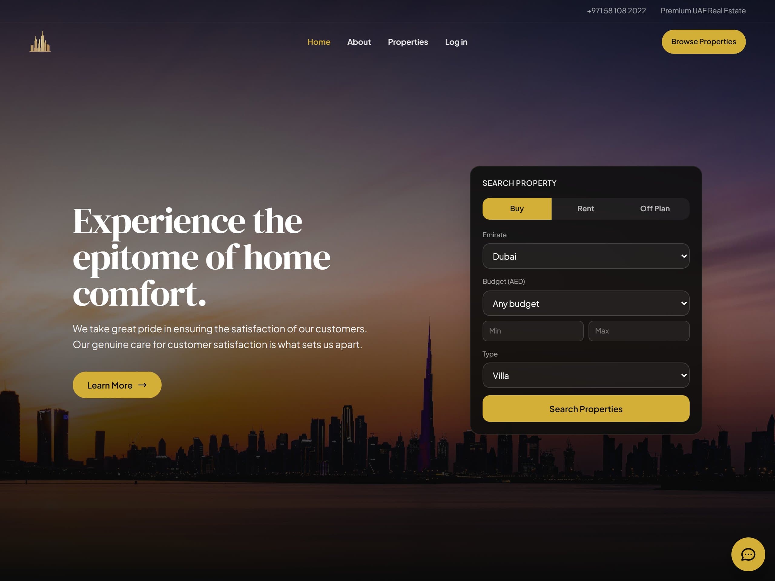 Continental Premium Properties — homepage